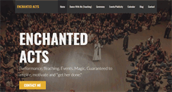 Desktop Screenshot of enchantedacts.com